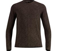 Odlo Essential Seamless Long Sleeve T-shirt Marron S Homme