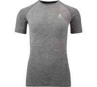 Odlo T-shirt Essential Seamless col rond manches courtes Gris S Femme