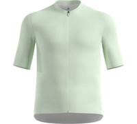 ODLO Essential T-shirt S/u Collar S/s Full Zip - Homme - Vert - taille M- modèle 2025