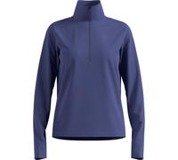 Odlo Essential Thermal Midlayer 1/2 Zip Maillot De Course Femmes-Bleu, Taille XS