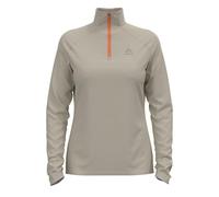 Odlo Essential Thermal Mid Layer 1/2 Zip Haut Manches Longues Femmes Black Melange