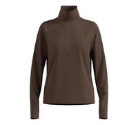 Odlo - Women's Mid Layer 1/2 Zip Essential Thermal - T-shirt de running - S - brown granite