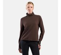 ODLO - T-shirts & Débardeurs trail running - T-Shirt Femme Essential Thermal Brown Granite - Polaire | Odlo - M - female M