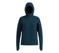 Odlo Essential Thermal Midlayer Maillot de course Femmes - bleu petrol, Taille XS