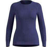 Odlo Femme Active Warm Eco Crew T-Shirt Long, Skipper Blue, XXL