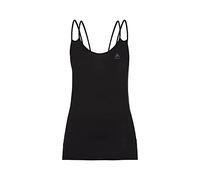 Odlo Femme BL V-Neck Merino 130 Top v Neck Singlet, Noir, L EU