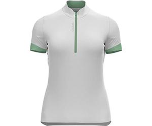 Odlo Femme Maillot de Cyclisme à Demi-Zip Essentials