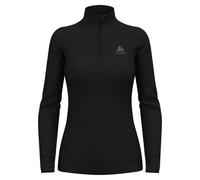 Odlo T-shirt à manches longues Merino 200 1/4-zip Femme Noir XL