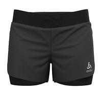 Odlo Short Zeroweight 3in 2-en-1 Femme Noir XL