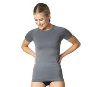 Odlo Crew Performance Light Eco Short Sleeve Base Layer Gris M Femme