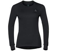 Odlo Sous-vêtement synthétique BL Top Crew Neck L/S Active Warm Eco Femme XL Noir