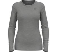 Odlo Damen Merino 200 BL Top Crew Neck L/S gris