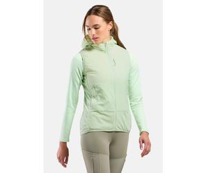Odlo Gilet hybride avec isolation en laine Ascent pour femme, S, vert