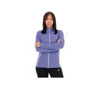 Odlo Veste polaire zippée Grid Fleece Mid Layer Femme XS bleu héron mélangé