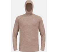 Odlo Haut à capuche de running Essential Thermal pour homme - Training, Running - beige, XXL