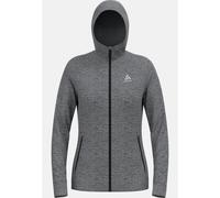 Odlo Haut à capuche zippé Tencia pour femme - Randonnée - gris, XL