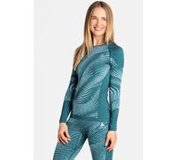 Odlo Blackcomb Eco Long Sleeve Base Layer Bleu XL Femme