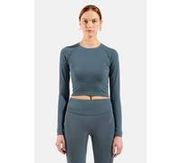 Odlo Haut d’entrainement court à manches longues sans coutures Active 365 pour femme, M, vert