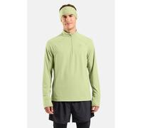Odlo Haut de running demi-zip Essentials Ceramiwarm pour homme XL vert