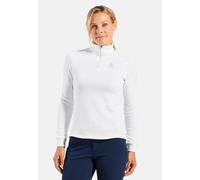 Odlo Haut demi-zip Berra pour femme, S, blanc