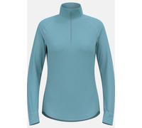 Odlo - Polaire stretch - Mid Layer 1/2 Zip Berra W Provincial Blue pour Femme - Taille S - Bleu Bleu S