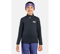 Odlo Haut demi-zip Grid Fleece Kids pour enfant, 104, noir