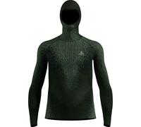 Odlo - Haut technique à capuche enveloppante - BL Top Facemask LS Blackcomb Eco M Urban Chic pour Homme - Taille XL - Noir Noir XL