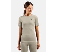 Odlo Haut technique à manches courtes Active Warm pour femme, XS, beige