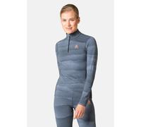 Odlo Haut technique à manches longues et col ½ zip Whistler pour femme, XL, gris