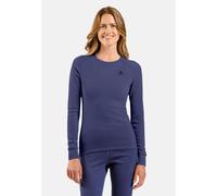 Odlo T-shirt à manches longues Active Warm Eco col rond Femme M Bleu