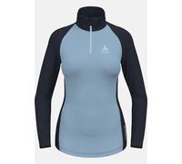 Odlo Haut technique demi-zippé Performance Wool 150 pour femme, XS, blau