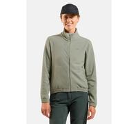 Odlo Haut zippé Classic Fleece pour femme - Randonnée, Ski et snow - vert, XXS