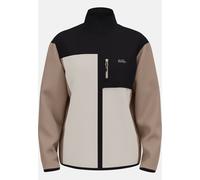 Odlo Haut zippé Essential High Pile Blocked pour femme, XL, beige