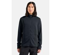 Odlo Haut zippé Grid Fleece pour homme - Randonnée - noir, S