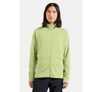Odlo Haut zippé Grid Fleece pour homme - Randonnée - vert, M
