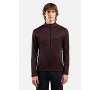 Odlo Haut zippé Tencia pour homme, S, bordeaux