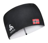 Odlo - Headband Competition Fan Warm - Bandeau - One Size - black / norwegian flag