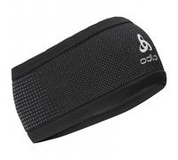 Odlo - Headband Velocity Ceramiwarm - Bandeau - One Size - black / odlo steel grey