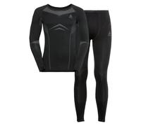 Odlo Performance Evolution Warm Base Layer Set Noir XL Homme