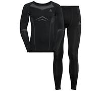 Odlo Performance Evolution Warm Long Sleeve Base Layer Set Noir 2XL Homme