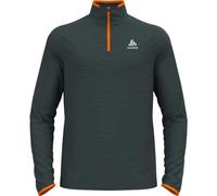 Odlo Homme Haut de course avec fermeture éclair RUN EASY WARM