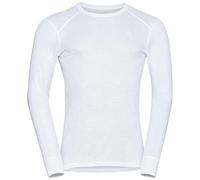Odlo sous-vêtements Thermiques pour Hommes Active Warm à Manches Longues I T-Shirt Thermique I sous-vêtements de Ski Chauds à col Rond