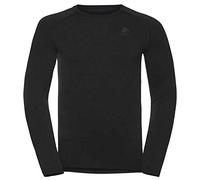 Odlo - Première couche technique - BL Top Crew Neck LS Performance Warm Eco M Black/Graphite Grey pour Homme - Taille XL - Noir Noir XL