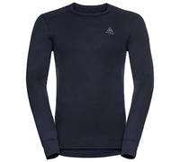 Odlo T-shirt à manches longues Active Warm pour homme, M, bleu marine
