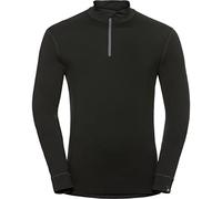 Odlo Homme T-shirt fonctionnel à manches longues avec fermeture éclair 100% MERINO 200 GRAMM