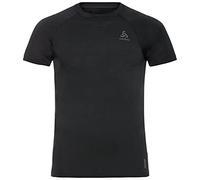 Odlo Hommes BL Top Crew Neck Shortsleeve Performance X-Light Vêtements De Course Maillot De Corps Black - Noir