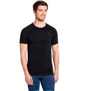 Odlo Hommes BL Top Crew Neck Shortsleeve Performance X-Light Vêtements De Course Maillot De Corps Black - Noir XL