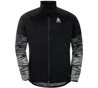 Odlo Jacket Zeroweight Pro Warm Reflect Homme Noir - Vestes coupe-vent et gilets de running hommes S