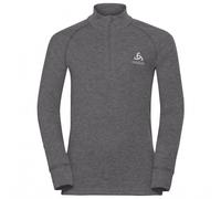 Maillot manches longues 1 2 zip enfant odlo active warm eco gris