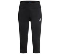 Odlo Leggings de Sport pour Femmes Essential Tights 3/4 Vêtements de Course Legging de Course Noir I Pantalon de Course I Femmes